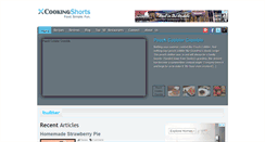 Desktop Screenshot of cookingshorts.com